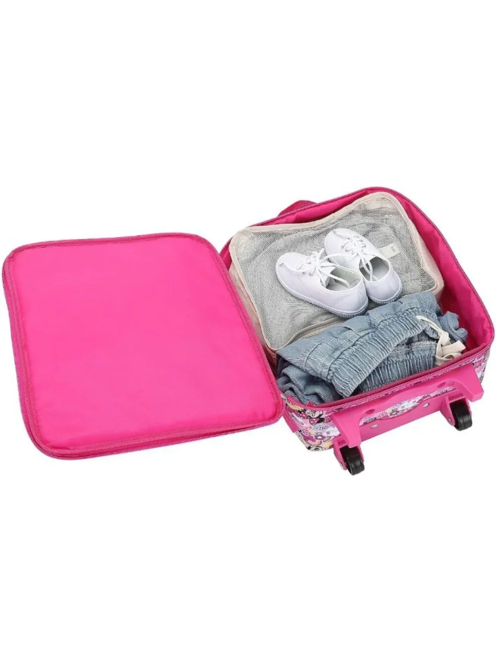 Classic Minnie Mouse 4-Piece Kids Luggage Set - Pilot Case, Duffle Bag & Tags